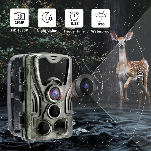 24MP HD Infrared Trail Game Camera Surveillance Cameras Scouting Hunting Camera Carousel 1