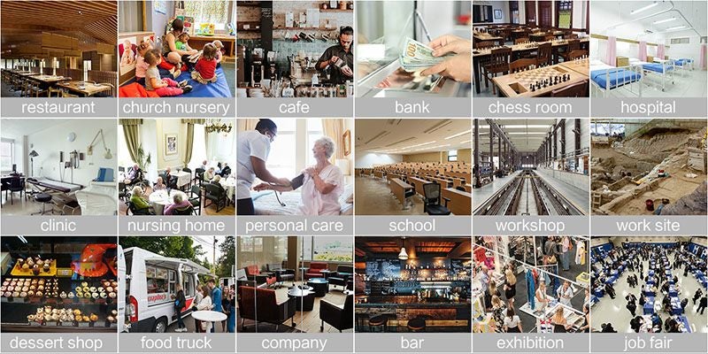 Wireless Restaurant Office Hospitals, Food Guest Paging Pager Calling System Carousel 2