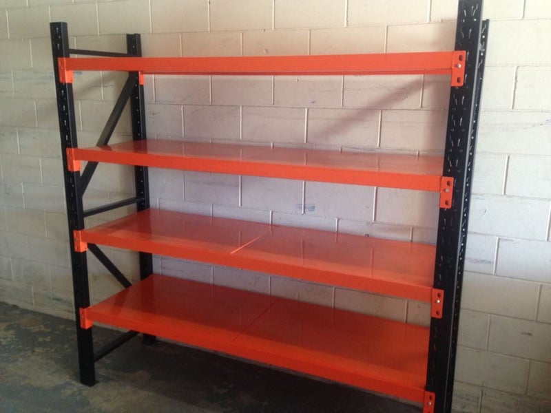 1000KG Black Storage Shelving Racking 2mx2mx0.662863220251393111