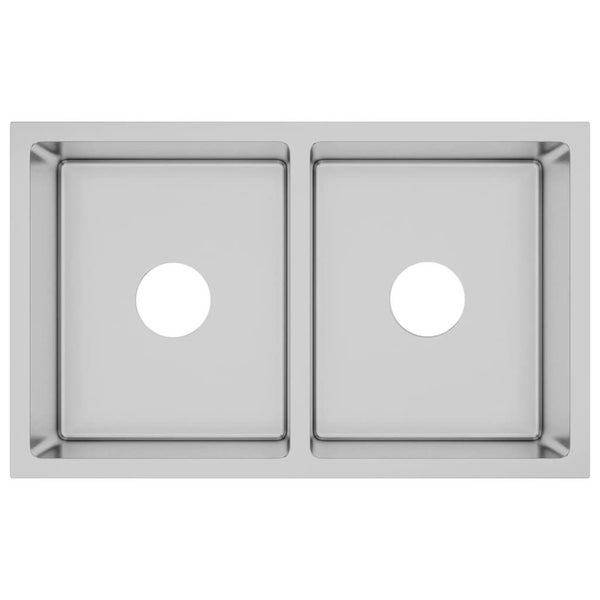 vidaXL Handmade Kitchen Sink Stainless Steel Carousel 2