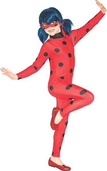 LICENSED MIRACULOUS LADYBUG CHILD GIRLS FANCY DRESS HALLOWEEN COSTUME Carousel 1