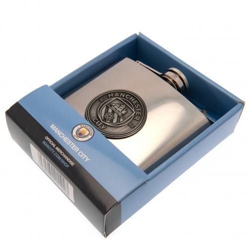 Manchester City FC Hip Flask Carousel 1