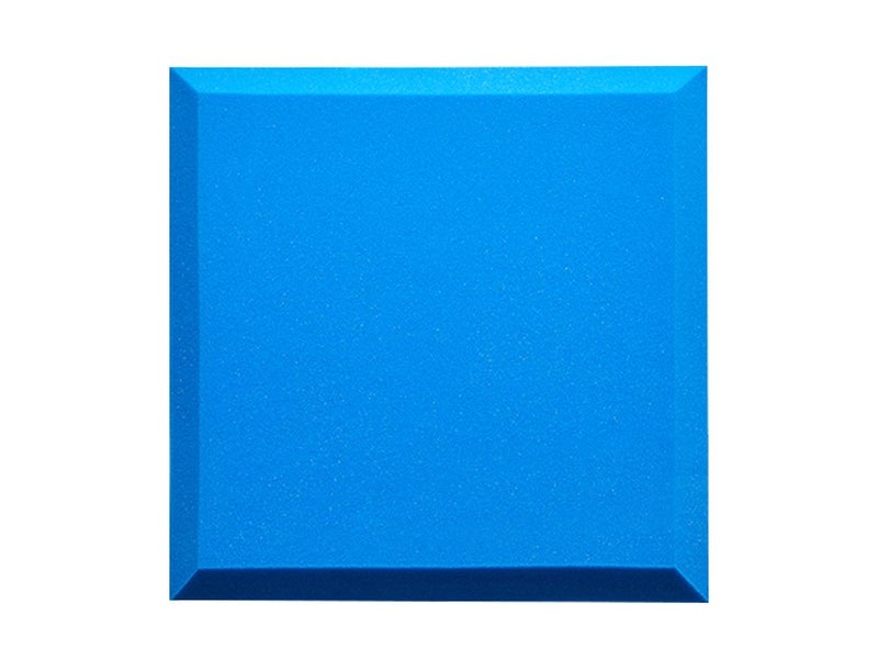 4 Pack Blue Acoustic Studio Foam Tiles 50cm x 50cm x 5cm Carousel 2