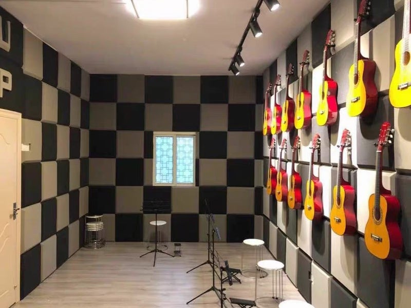 4 Pack Grey Acoustic Studio Foam Tiles 50cm x 50cm x 5cm Carousel 4