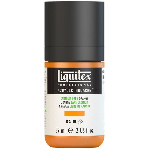 LIQUITEX PROFESSIONAL ACRYLIC GOUACHE 59ML - ORANGE 892 S2 Carousel 1