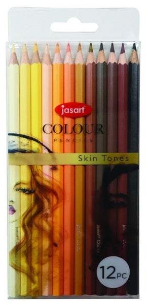 JASART STUDIO PENCIL SET OF 12 - SKIN TONES Carousel 1