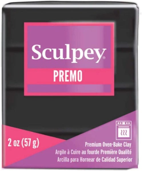 SCULPEY PREMO 57G OVEN BAKE CLAY - BLK 5042 Carousel 1