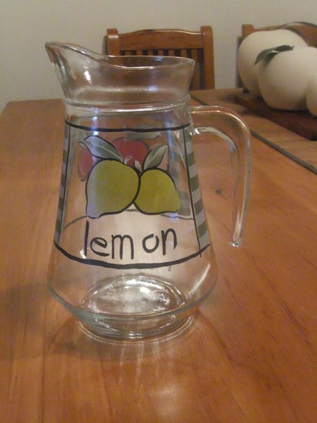 Retro Etched Glass Jug Carousel 2