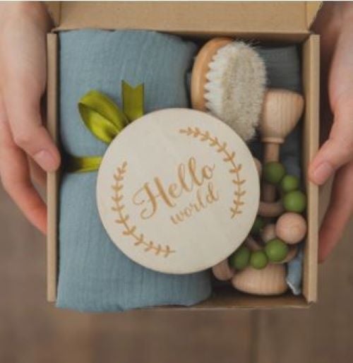 Hello World 5 Piece Baby Gift Set Carousel 2