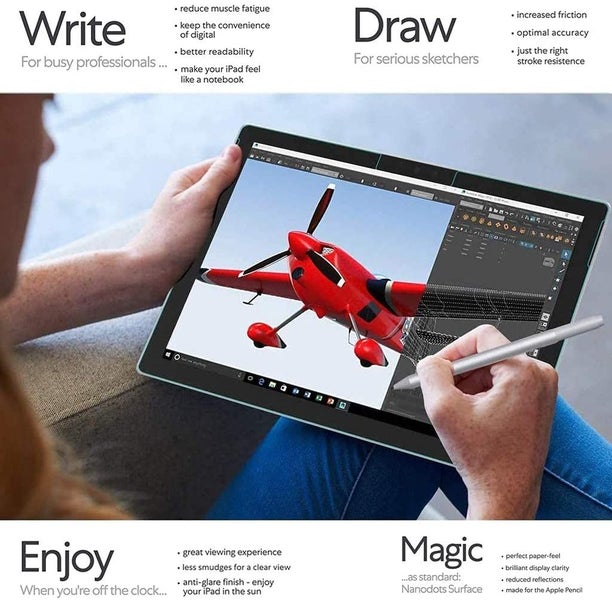 Microsoft Surface Go 4 Paperfeel Screen Protector Super Deal NZ Stock Carousel 2