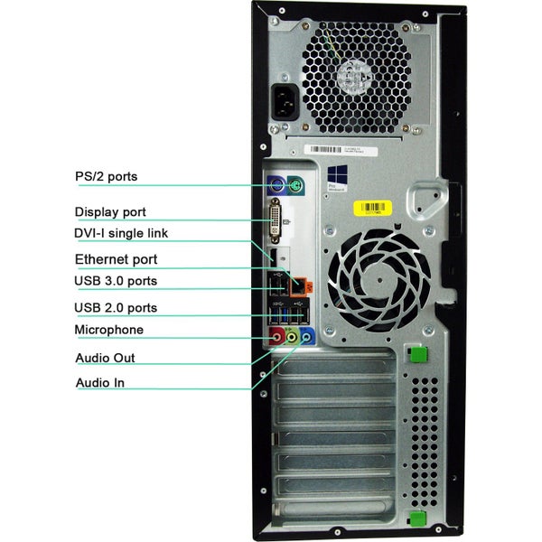 HP Gaming or Office PC Xeon Quad Core CPU 3.8GHz 16GB 256GB SSD GT1030 Graphics Carousel 3