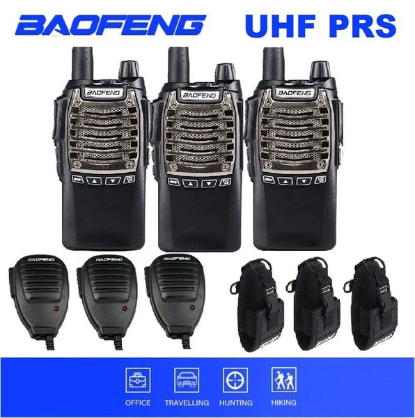 3x Baofeng UV-81C 5 WATT (HIGH POWER) UHF CB Walkie Talkies - 80 Channels Carousel 1