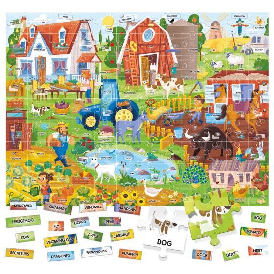 Easy English 100 Words Farm Carousel 2