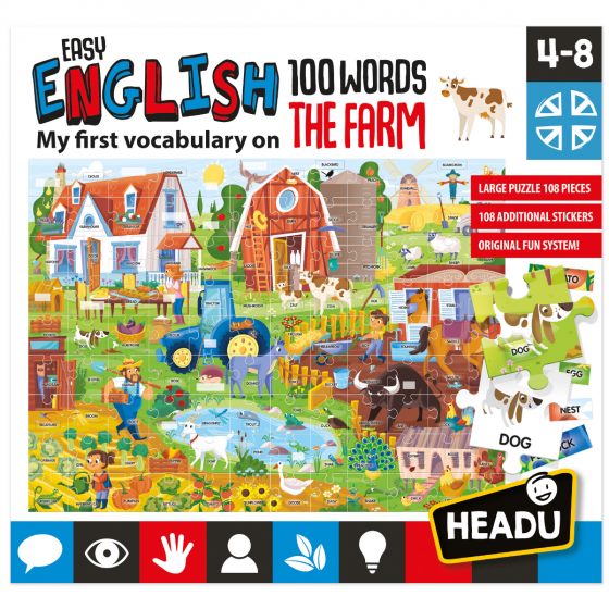 Easy English 100 Words Farm Carousel 4