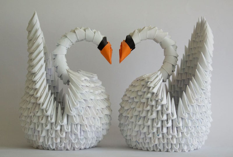 Origami Swan Carousel 1