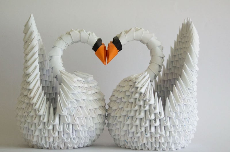 Origami Swan Carousel 2