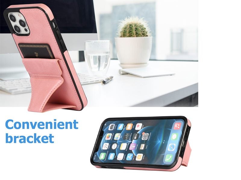 PU Leather Magnetic Kickstand Case Cover for iPhone 12 / 12 Pro Carousel 2