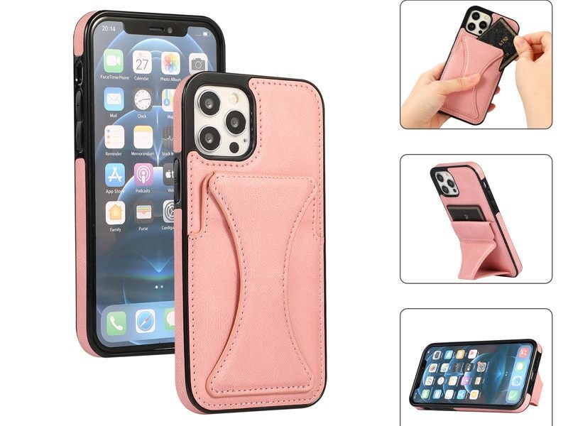 PU Leather Magnetic Kickstand Case Cover for iPhone 12 / 12 Pro Carousel 1