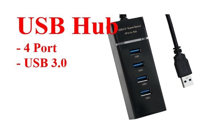 PTN 4 Port USB Hub USB 3.0 Power Hub High Speed Adapter Separated Carousel 1