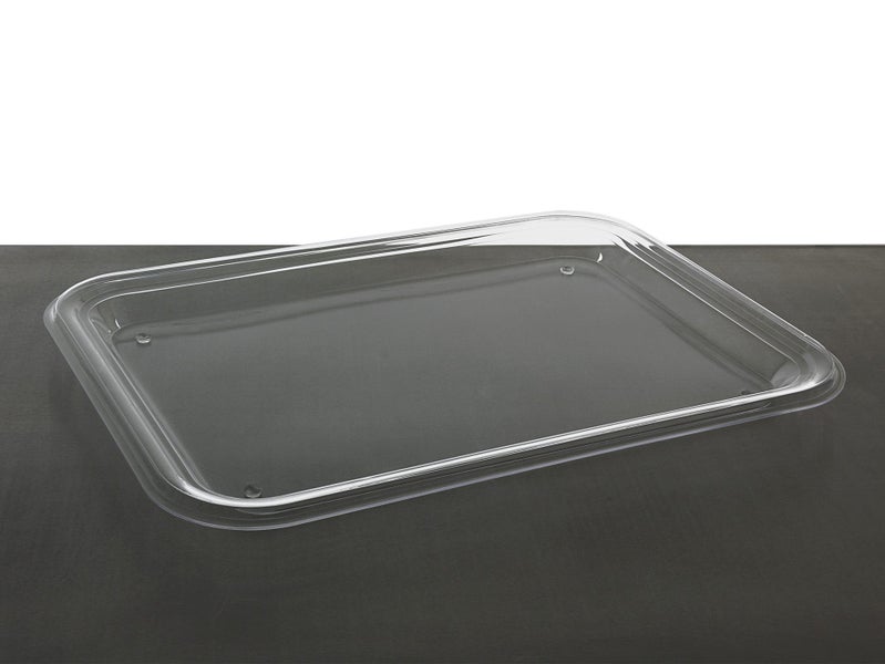 Large Serving Tray with Domed Food Cover Lid - Polycarbonate 56x41cm Carousel 3