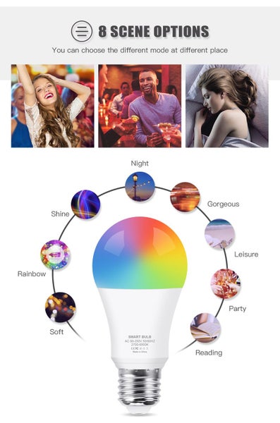 New 12W Wifi Smart Bulb E27 Socket Sale Sale Carousel 8