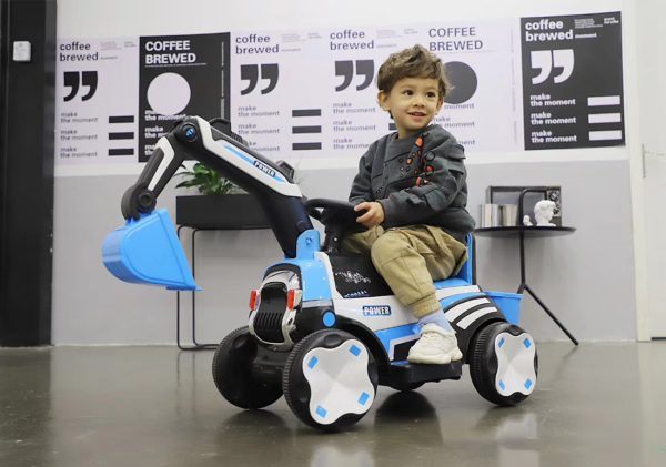ELECTRIC KIDS RIDE ON EXCAVATOR Carousel 4