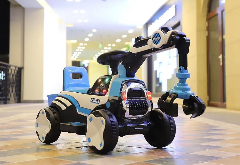 ELECTRIC KIDS RIDE ON EXCAVATOR Carousel 4