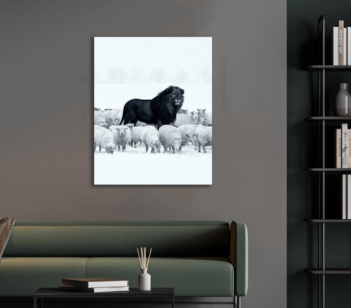 ON SALE FREE SHIPPING Piece Canvas Print-I in the restaurant after the lock down Carousel 2