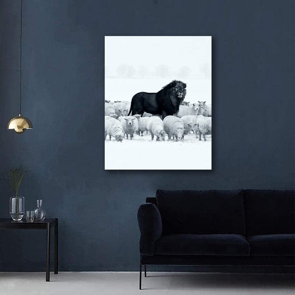 ON SALE FREE SHIPPING Piece Canvas Print-I in the restaurant after the lock down Carousel 3
