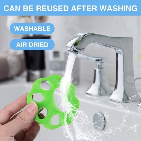 Hod Health And Home 5Pcs Washing Machine Dryer Pet Hair Remover Reusable Laundry Carousel 2