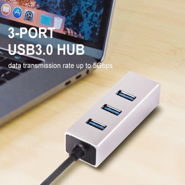 Usb 3.0 Hub Ethernet Network Adapter Ports To Rj45 Lan 101001000M Card For Macb Carousel 4