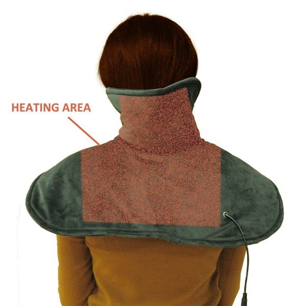 ObboMed Infra-red Carbon Fiber Heated Neck & Shoulder Warming Wrap Carousel 2