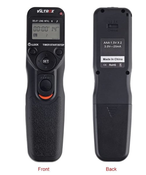 VILTROX Time Lapse Intervalometer Timer Remote Control Shutter MC-N3 Nikon Carousel 1