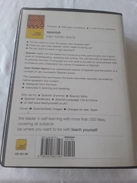 Teach Yourself Spanish-Coursebook, 2 Cassettes Carousel 2