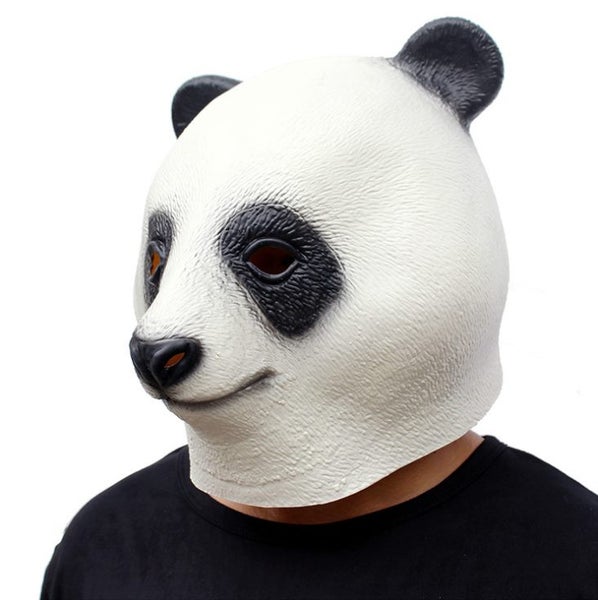 Panda Full costumes Latex Mask Carousel 2