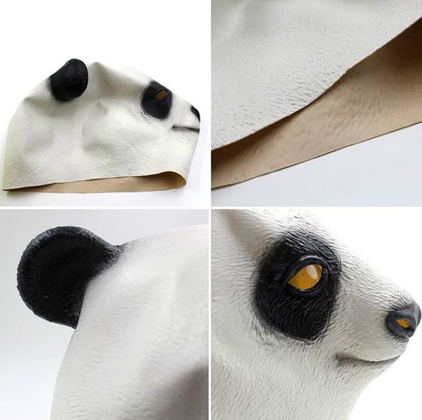 Panda Full costumes Latex Mask Carousel 4