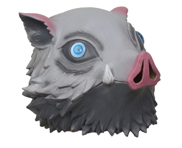 Demon Slayer - hashibira inosuke Full costumes Latex Mask Carousel 3