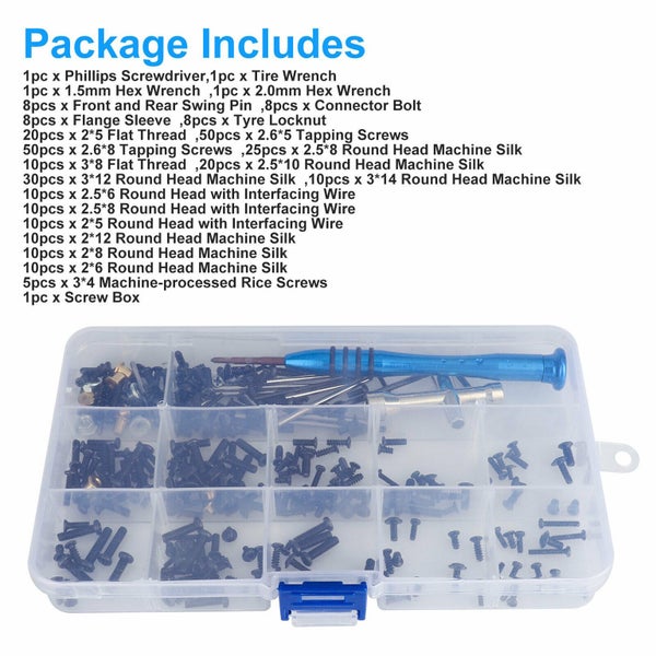 RC Car Screws Nuts Repair Tools Kit Carousel 8