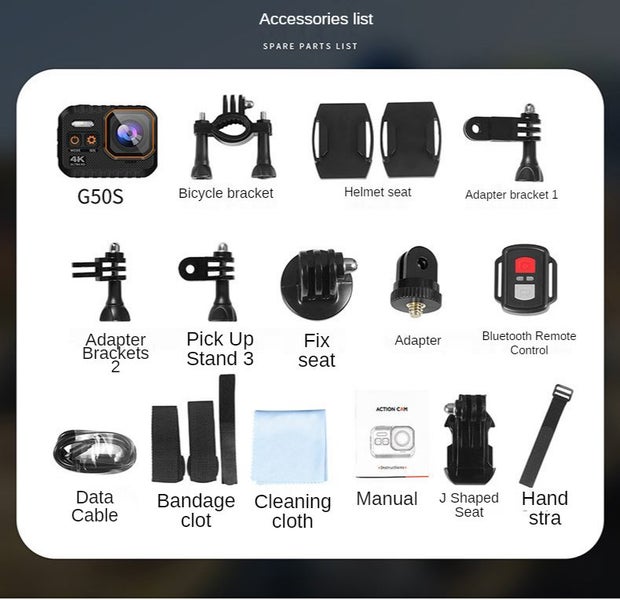 Waterproof Action Camera Carousel 16