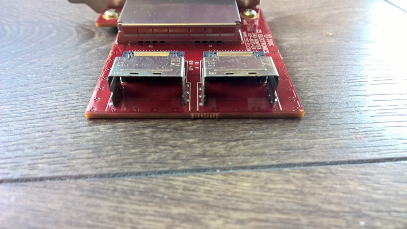 CS Electronics ADP-8873-2XL SFF-8087 to SFF-8088 Dual Port mini SAS pci bracket Carousel 2