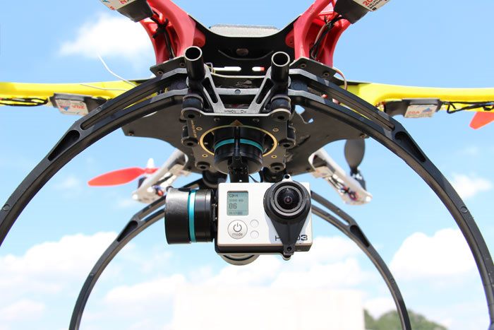 Drone GoPro 3 & 4 Ultra, 3 Axis Brushless Gimbal Carousel 2