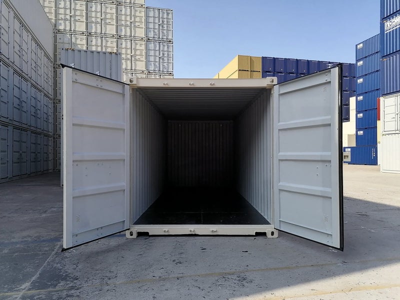 20 ft Std New Build Shipping Container Beige or Black- Green Carousel 2