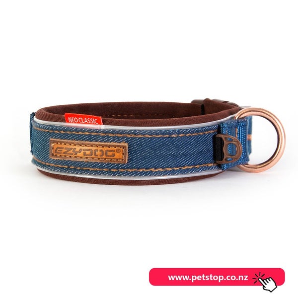 ezydog Dog Collar Neo Classic Deni L 45 - 51cm Carousel 1