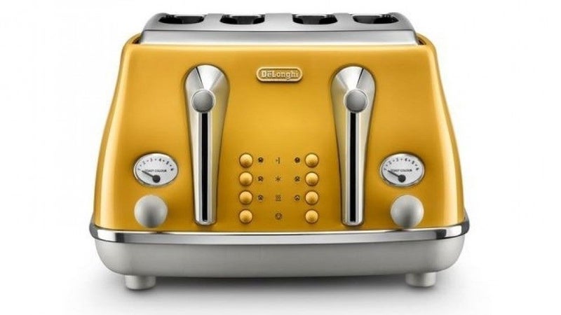 DeLonghi Icona Capitals Yellow 4 Slice Toaster Carousel 1