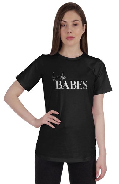 Inkdotpot Bride Babes Shirt Bride Bachelorette Party Shirts Bridal Carousel 1