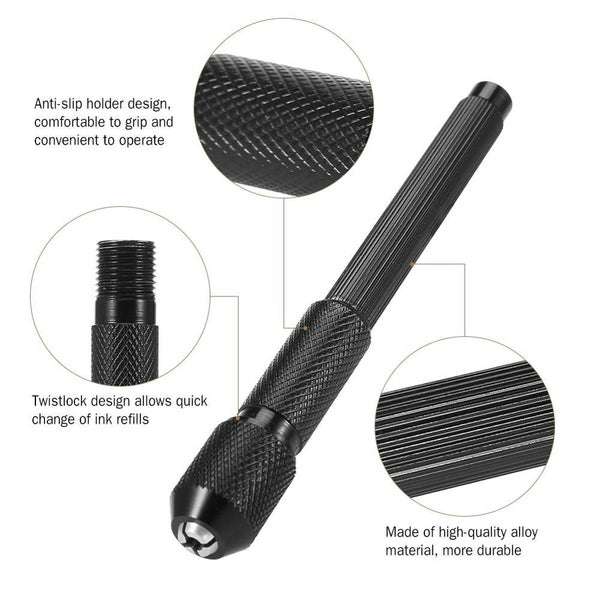 Aluminium Tattoo Skin Marker Scribe Pen Carousel 1