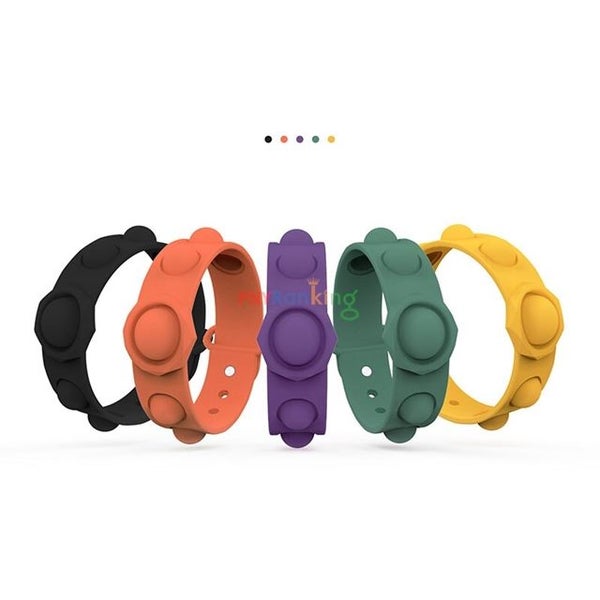Portable Decompression Bracelet Fidget Simple Dimple Toys (5 PCS Pack) & 1 Free Carousel 1