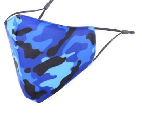 MASKiT Face Mask Camo Blue Carousel 1