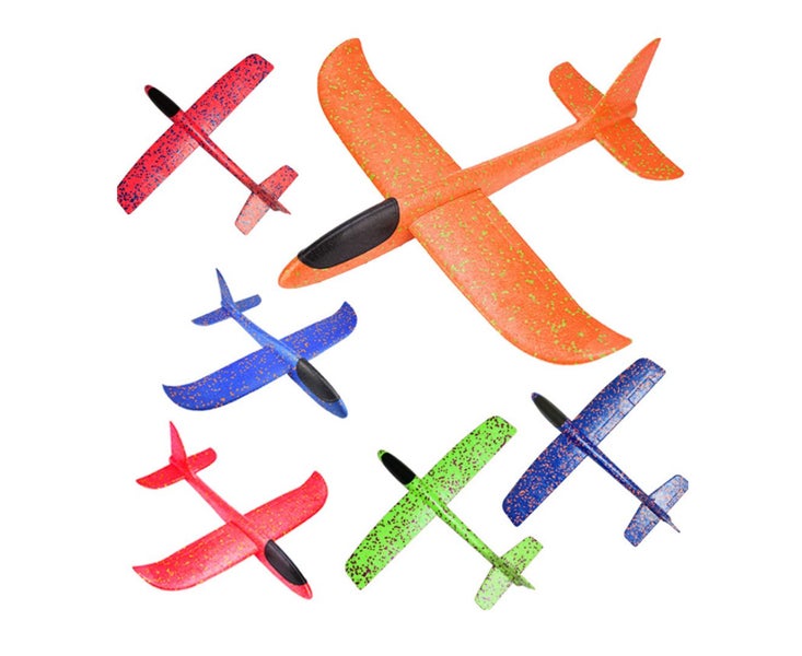 Double hole round children stunt anti - drop aircraft model- 48 49cm Carousel 2