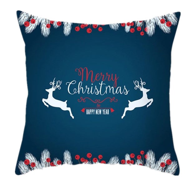 Christmas Polyester Peach Skin Pillowcase_45*45 (without pillow) - 33 -1 - 3PCS Carousel 1